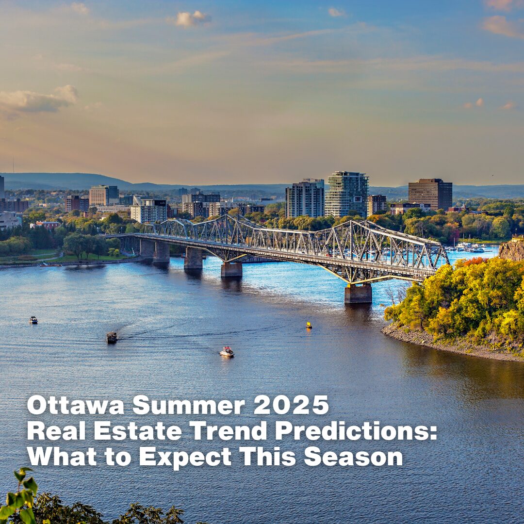 Sunny Ottawa neighbourhood highlighting summer 2025 real estate trend predictions and seasonal market activity.