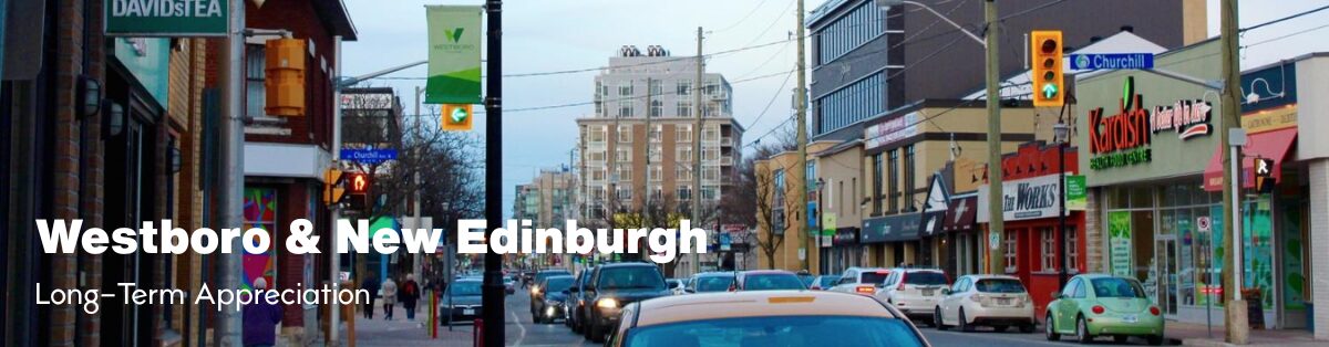 Streetview of Westboro, Ottawa.